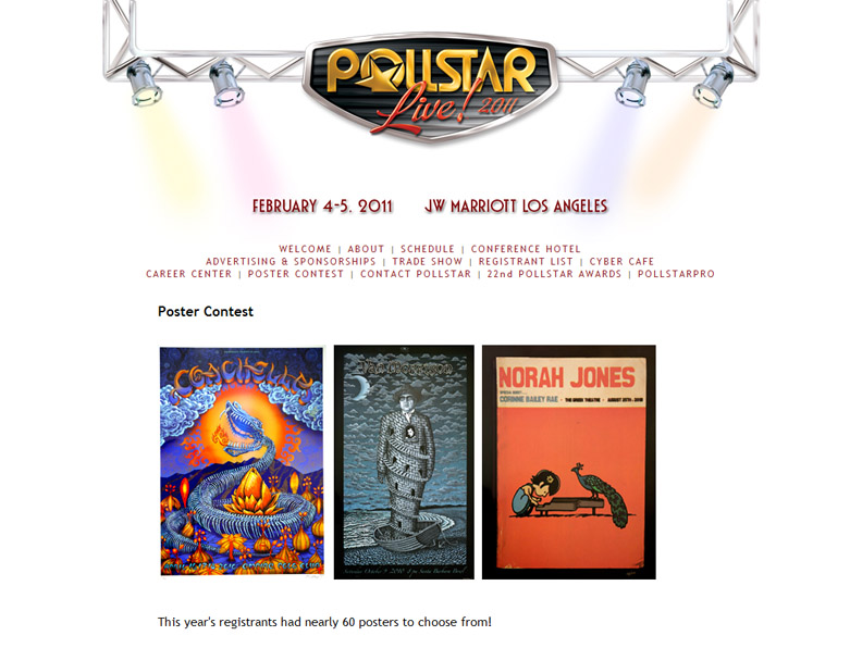 Pollstar Live poster contest