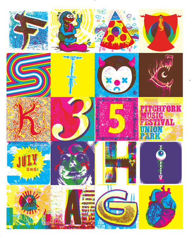 Flatstock 35 (Chicago) – Pitchfork Music Fest 2012 : Scraped Knee