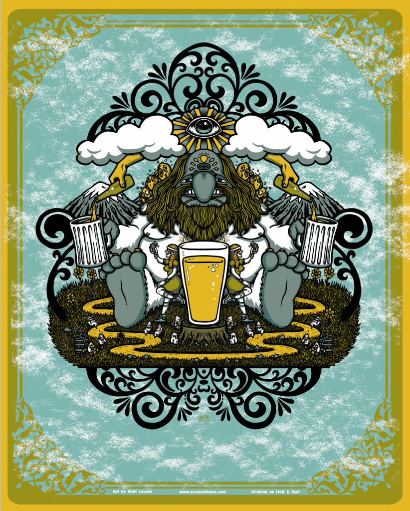 "BeerMonger" Screens n' Suds print