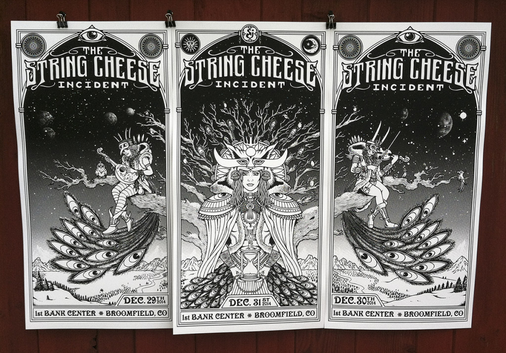 B&W - String Cheese Incident - New Years 2014