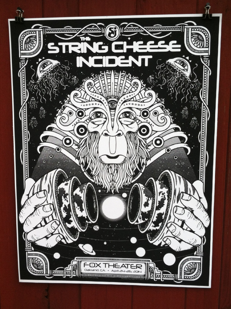 B&W - String Cheese Incident - Oakland, CA - 2014